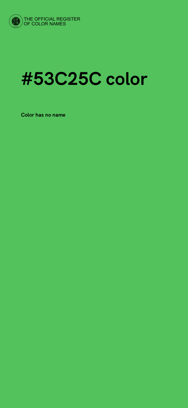 #53C25C color image
