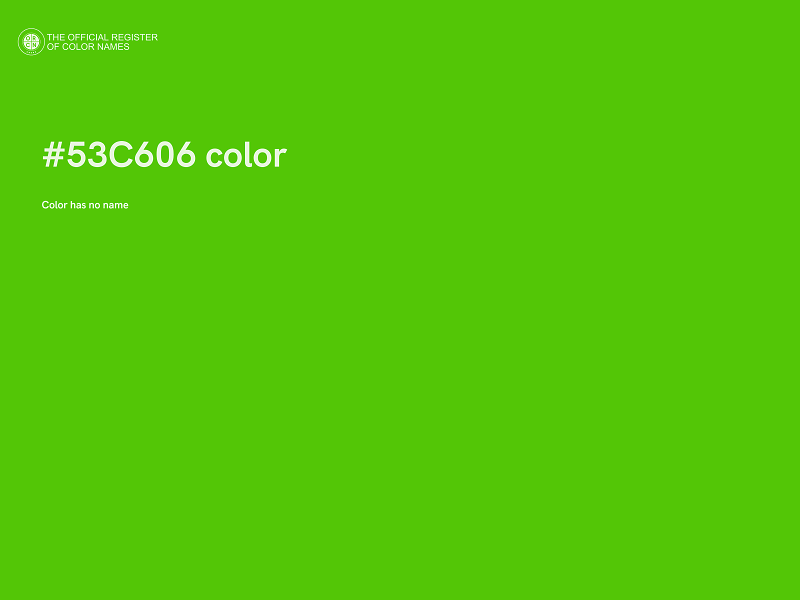 #53C606 color image