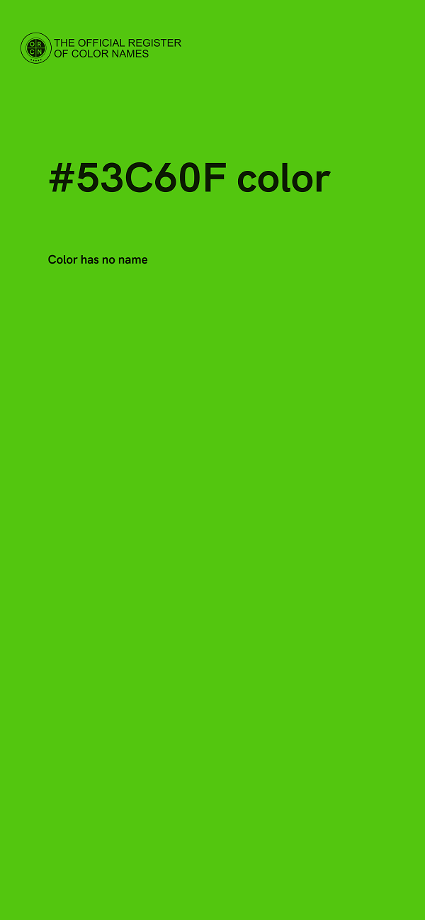 #53C60F color image