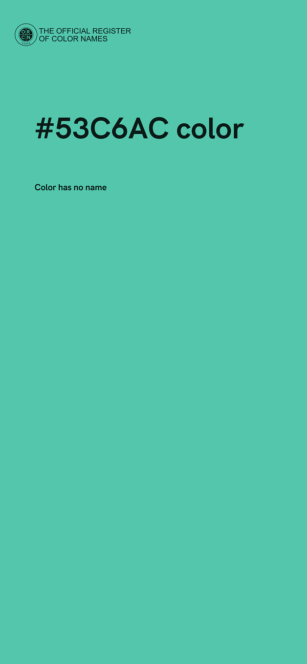 #53C6AC color image