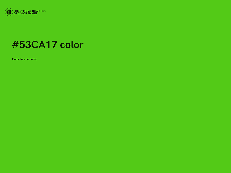 #53CA17 color image