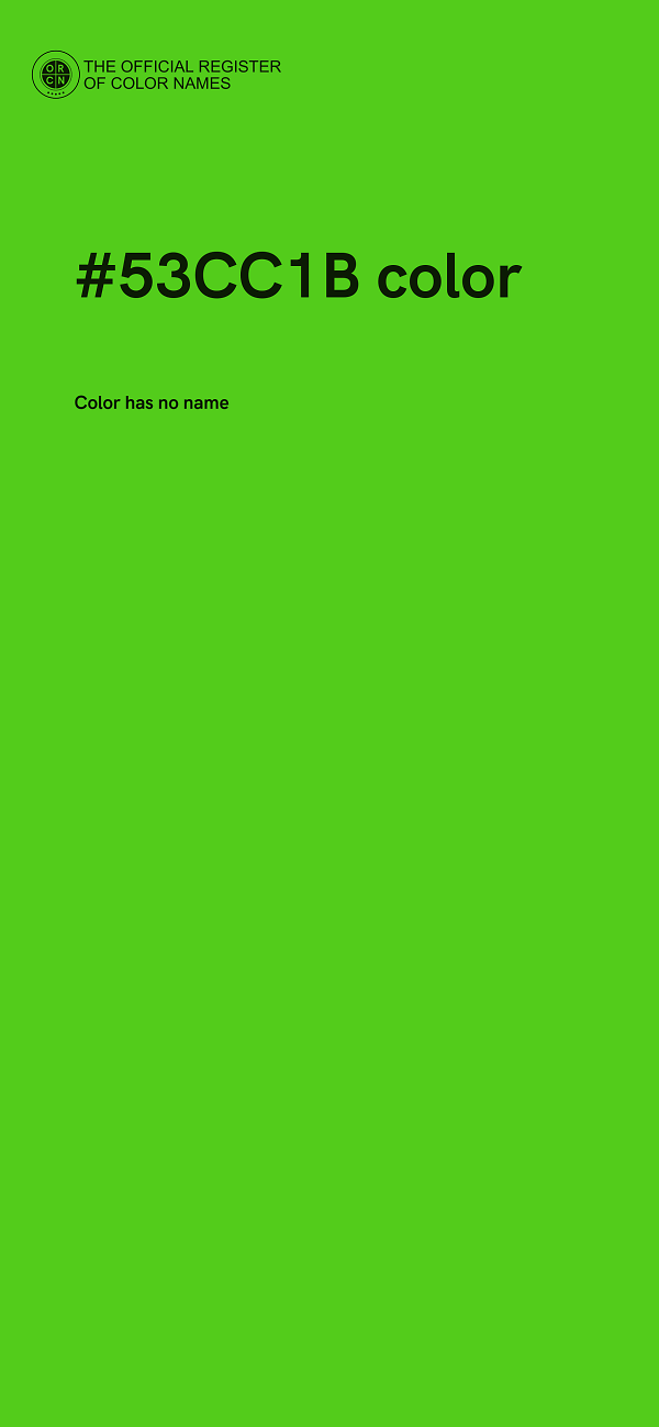 #53CC1B color image