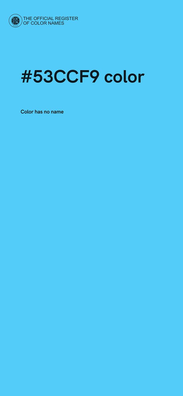#53CCF9 color image