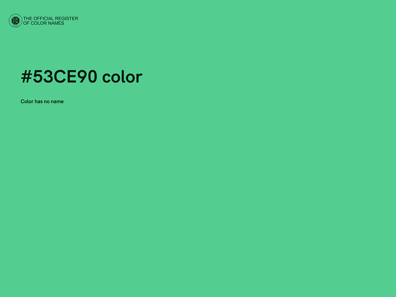 #53CE90 color image