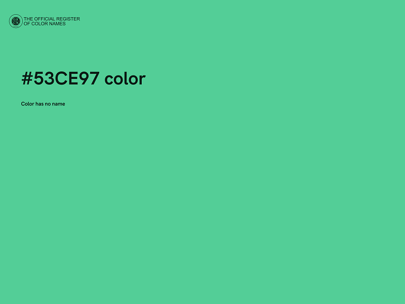 #53CE97 color image