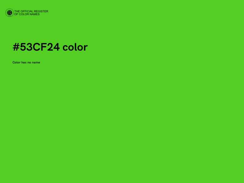 #53CF24 color image