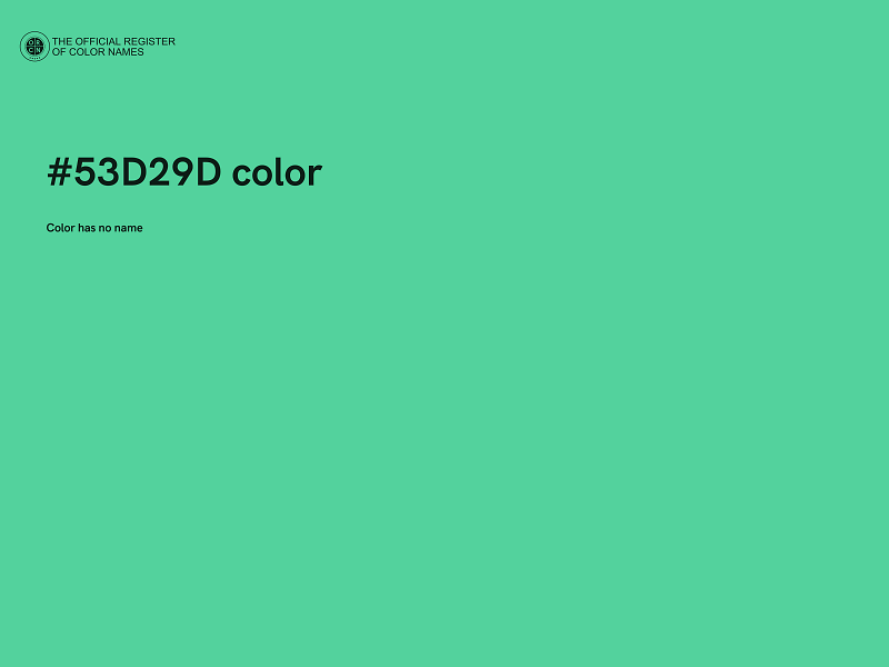 #53D29D color image