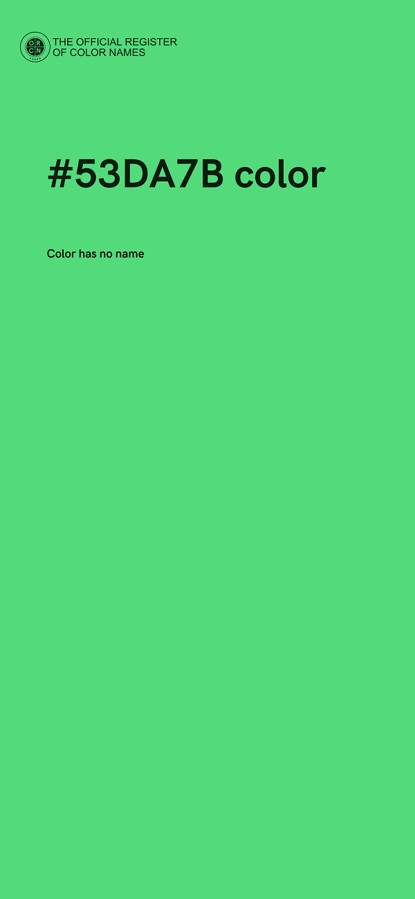 #53DA7B color image