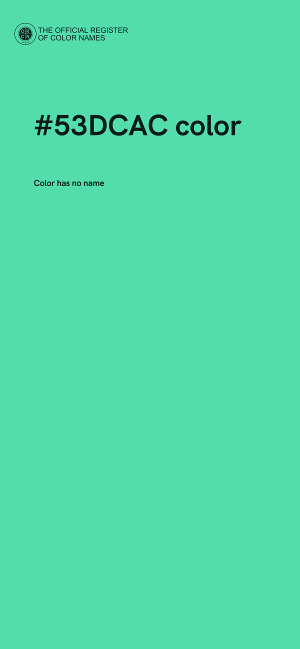 #53DCAC color image