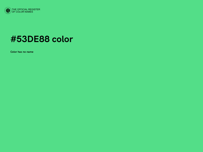 #53DE88 color image