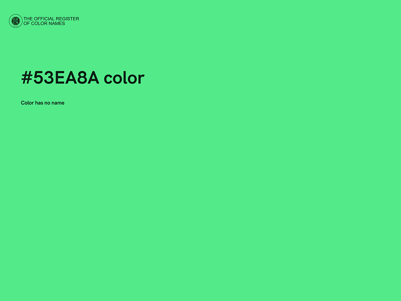 #53EA8A color image