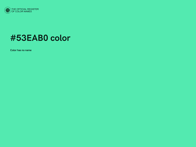 #53EAB0 color image