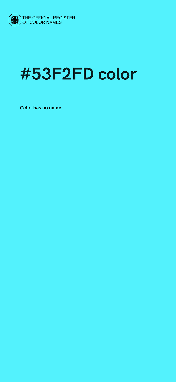#53F2FD color image