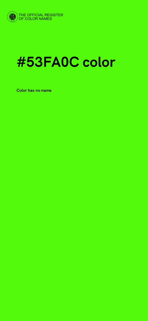 #53FA0C color image
