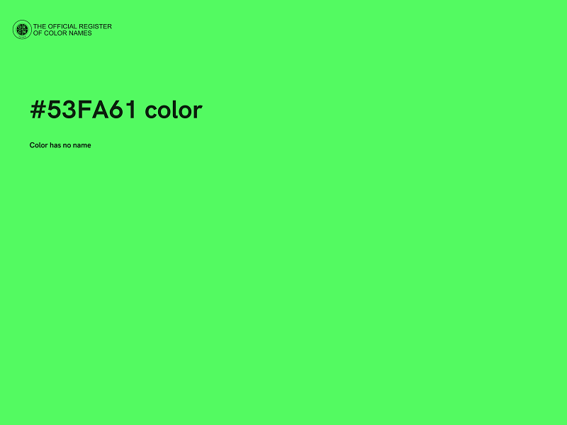 #53FA61 color image