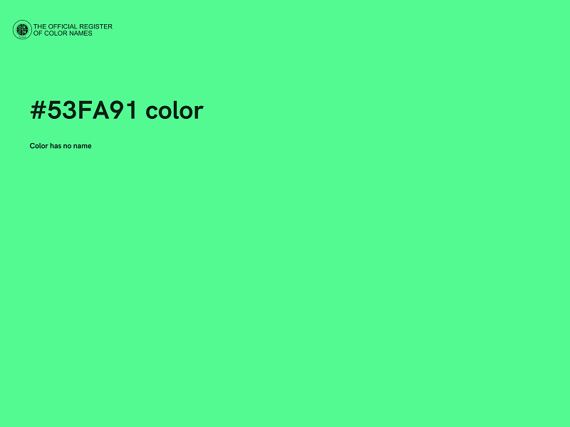 #53FA91 color image