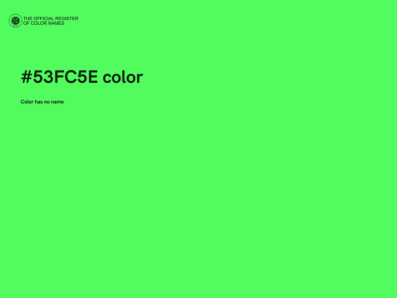 #53FC5E color image