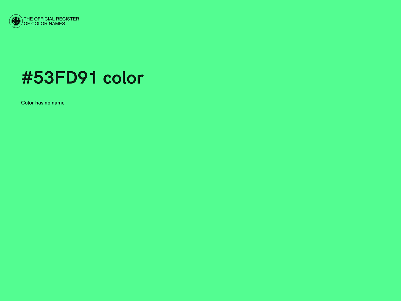 #53FD91 color image