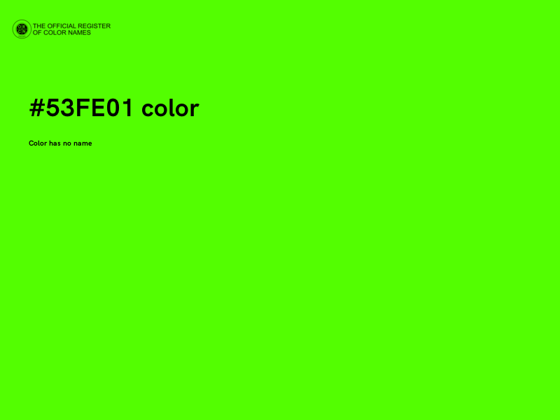 #53FE01 color image