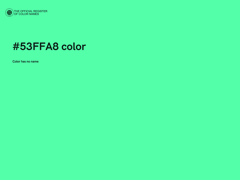 #53FFA8 color image