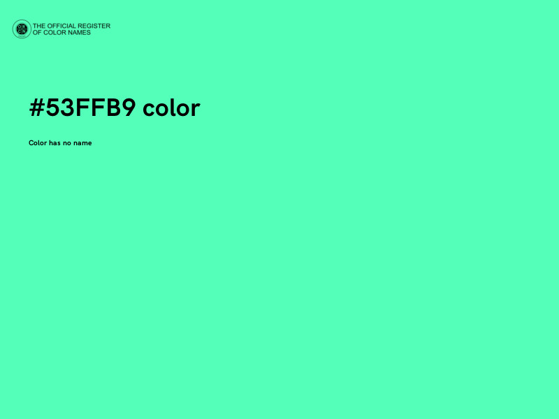 #53FFB9 color image