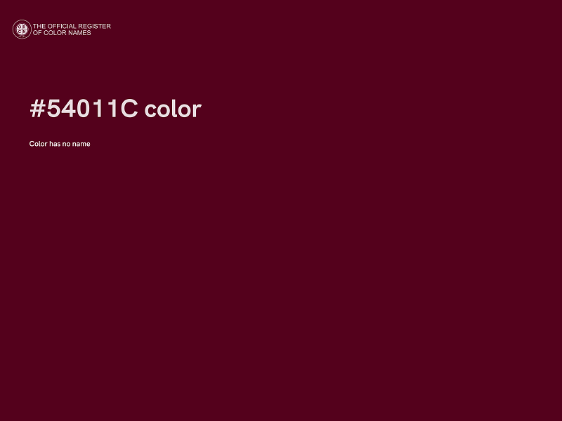 #54011C color image