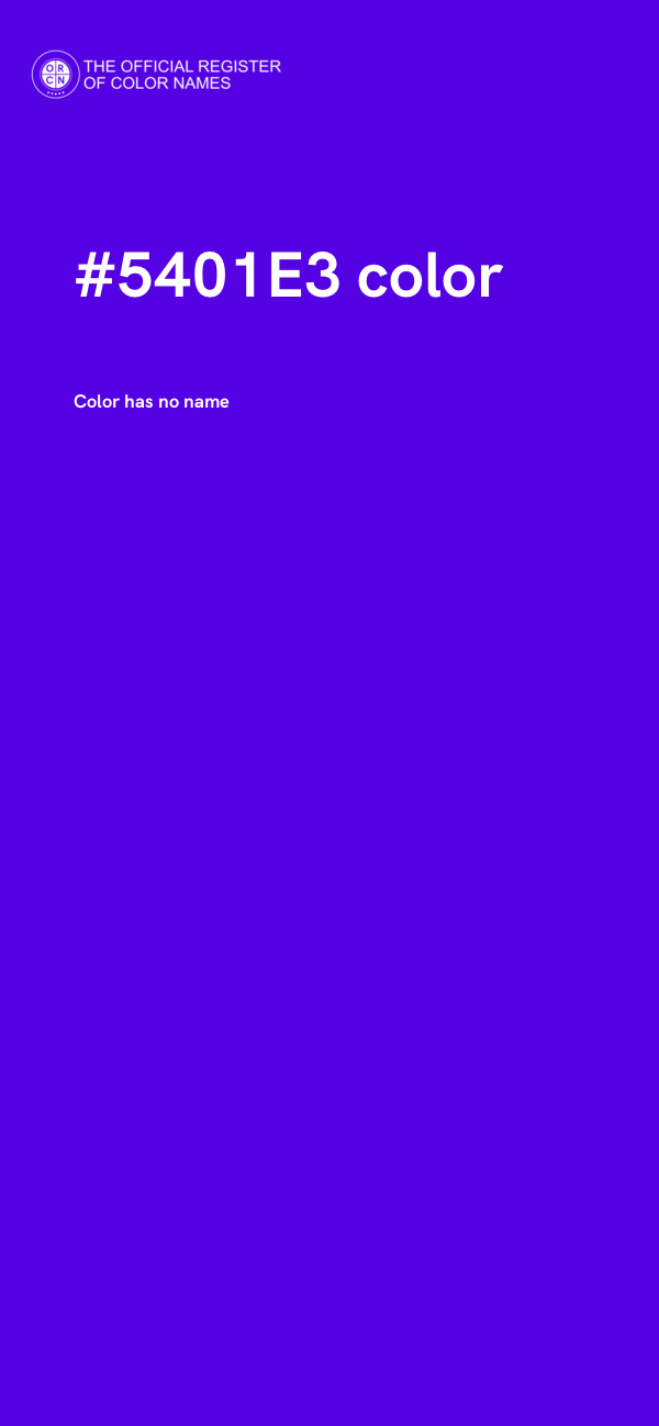 #5401E3 color image