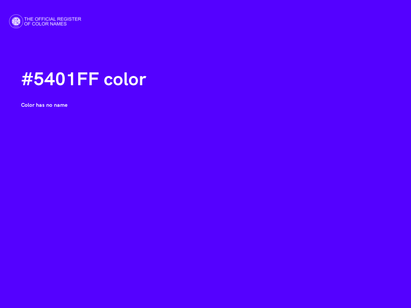 #5401FF color image