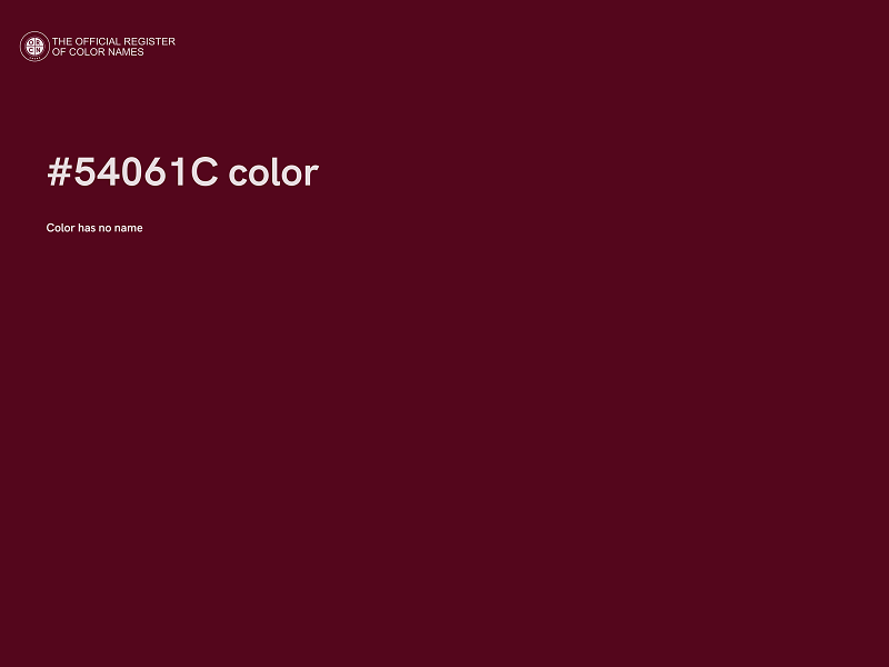 #54061C color image