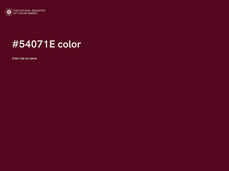 #54071E color image