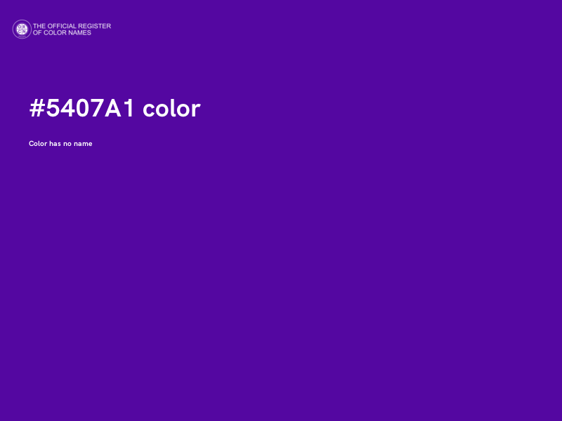 #5407A1 color image