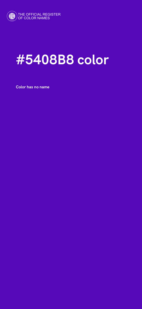 #5408B8 color image