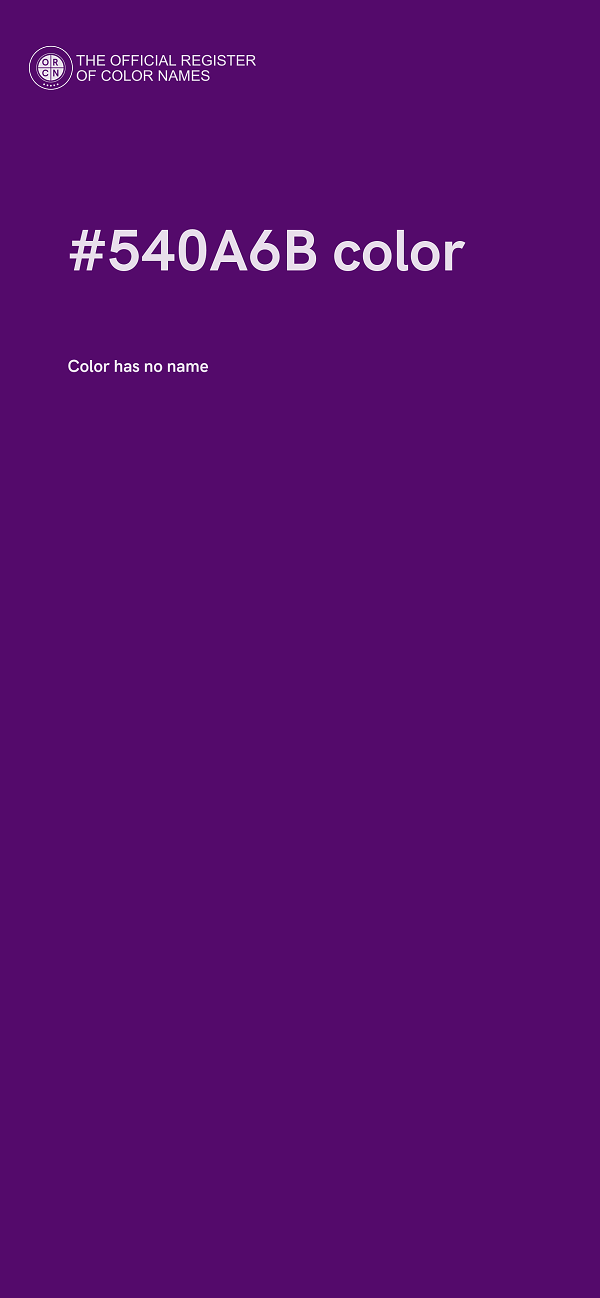 #540A6B color image