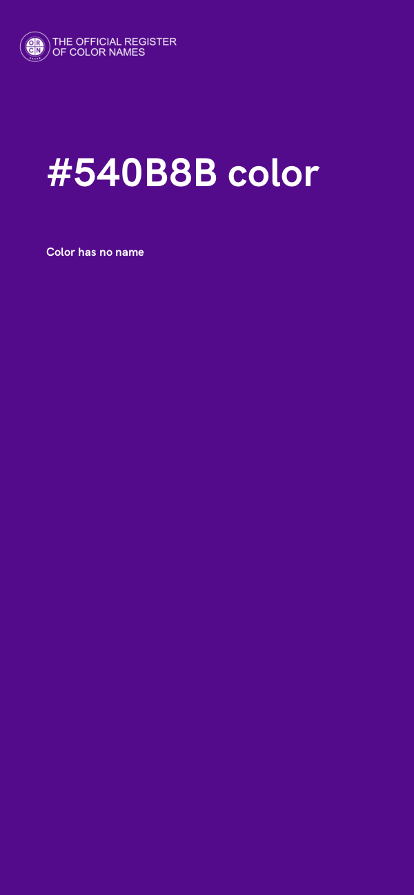 #540B8B color image