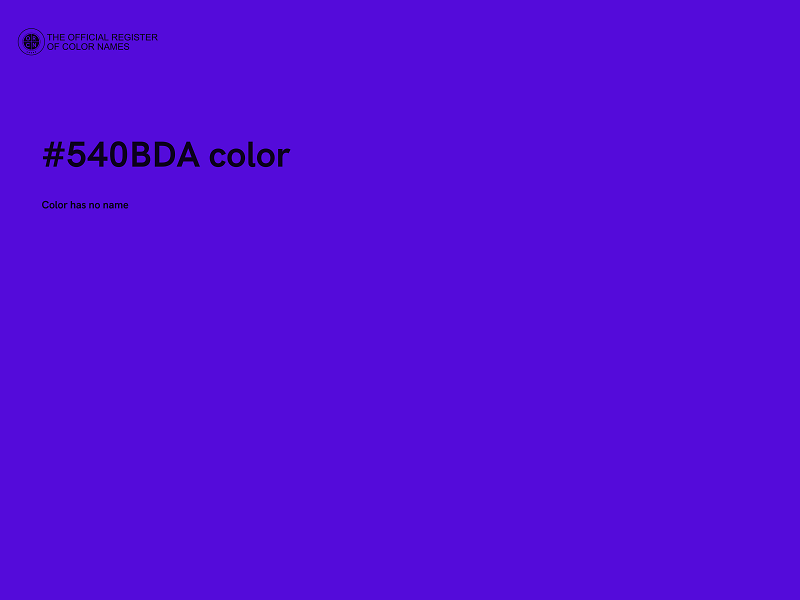 #540BDA color image