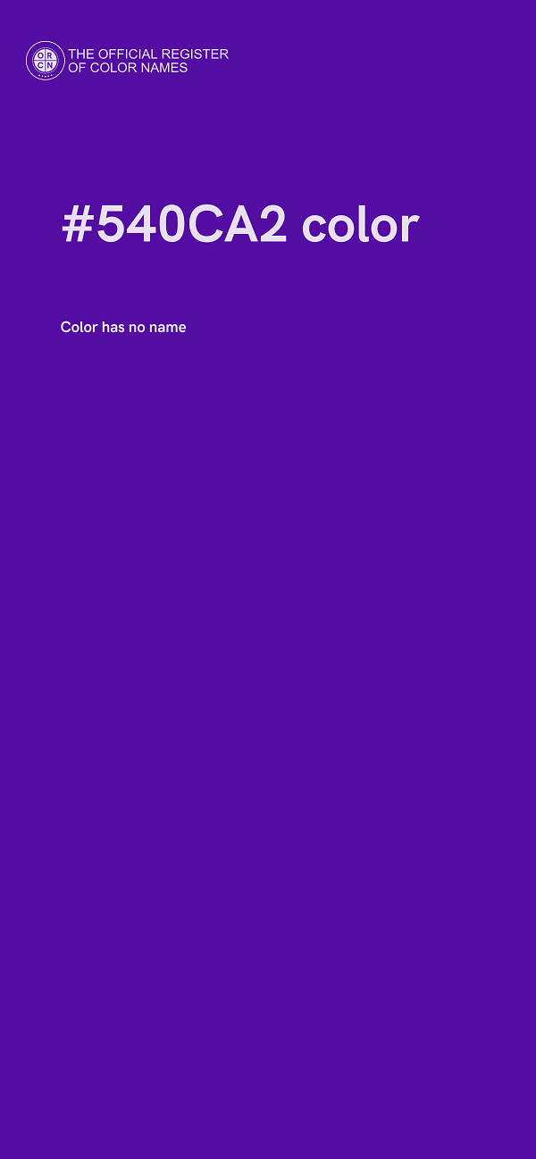#540CA2 color image