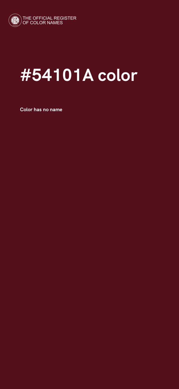 #54101A color image