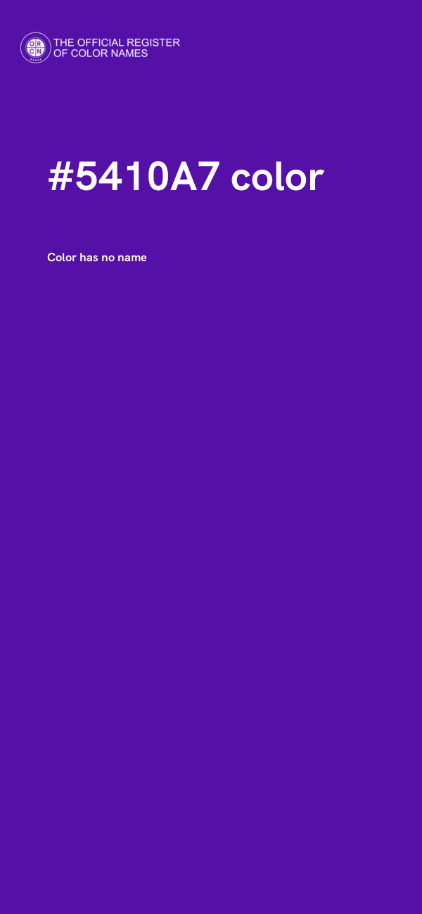 #5410A7 color image
