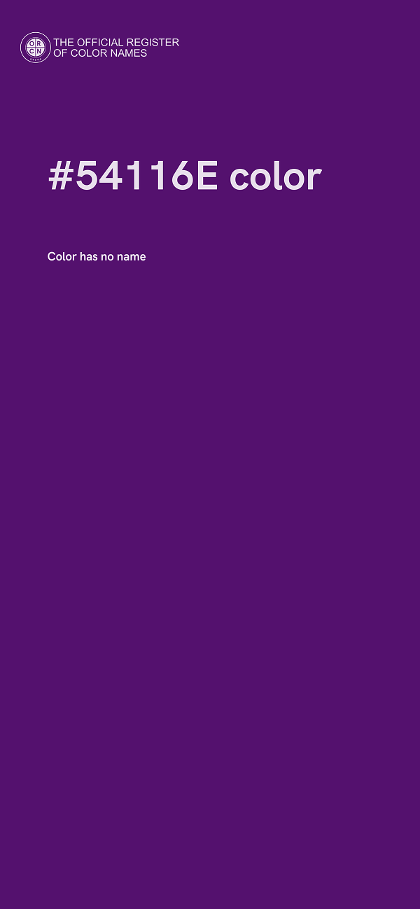 #54116E color image