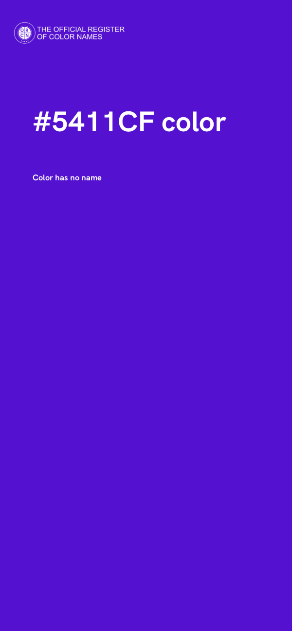 #5411CF color image