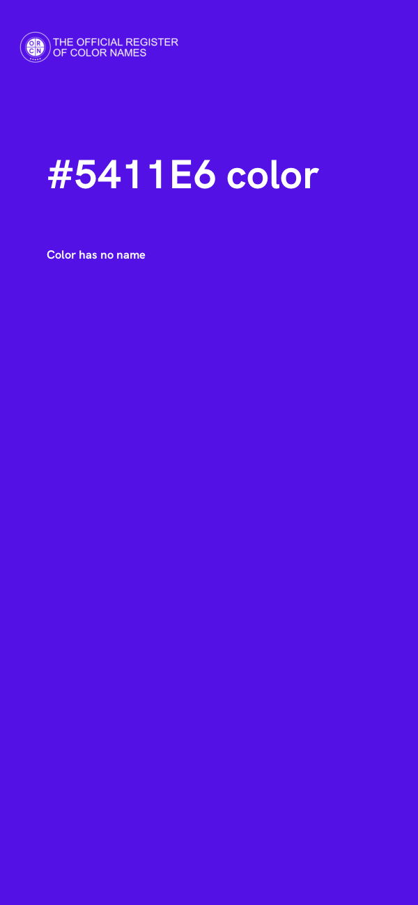 #5411E6 color image