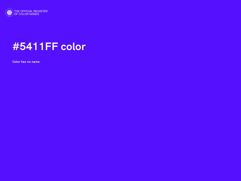 #5411FF color image