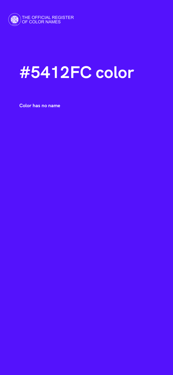 #5412FC color image
