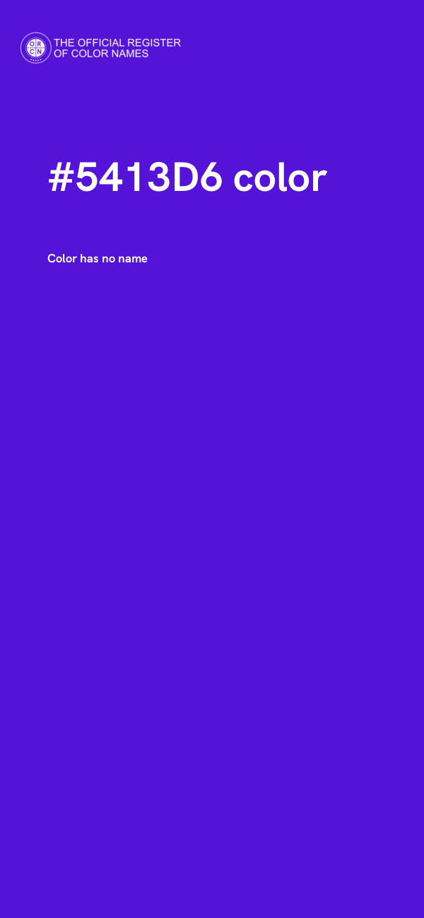 #5413D6 color image