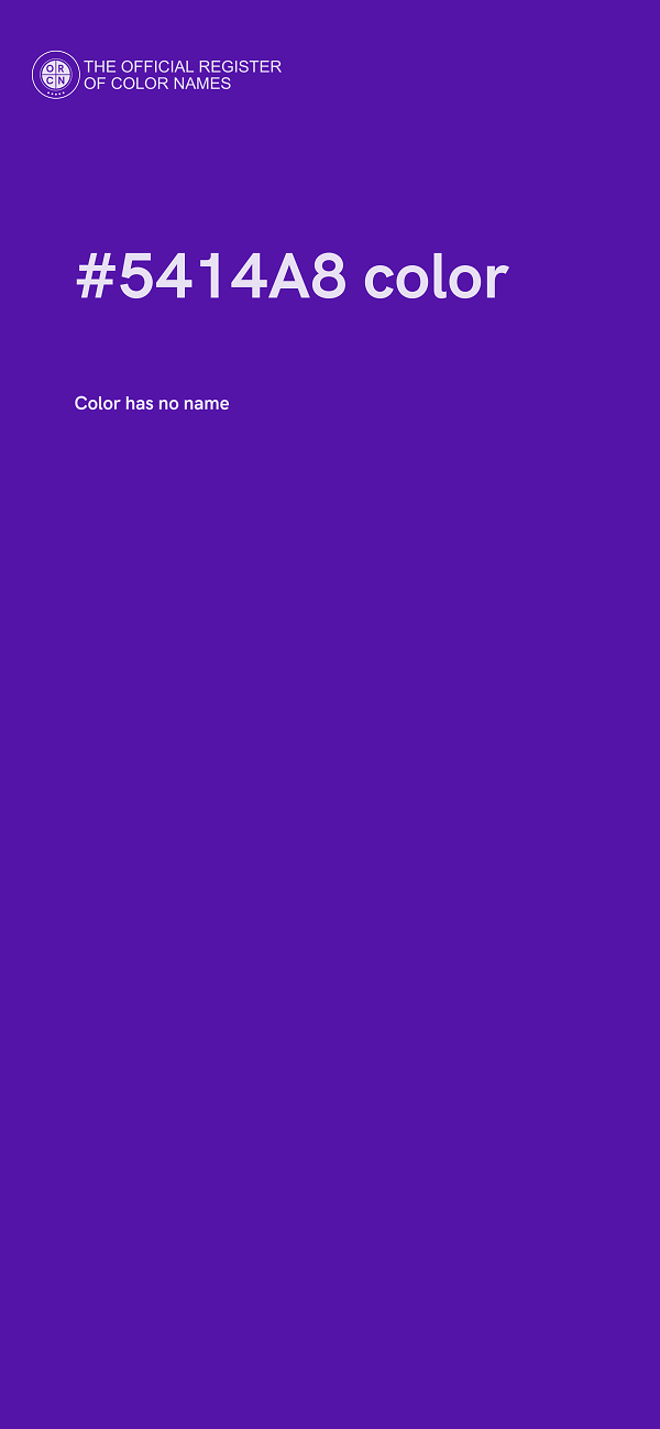 #5414A8 color image