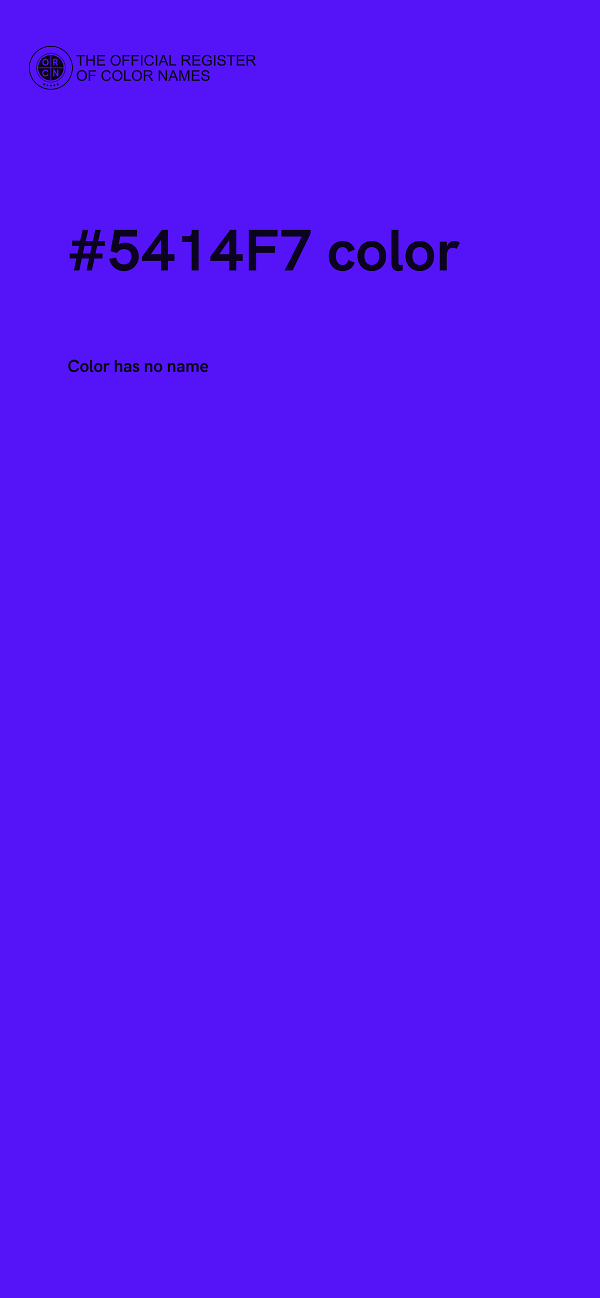 #5414F7 color image
