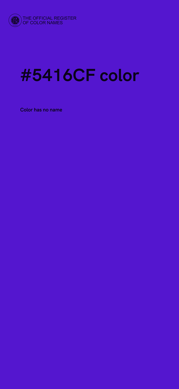#5416CF color image