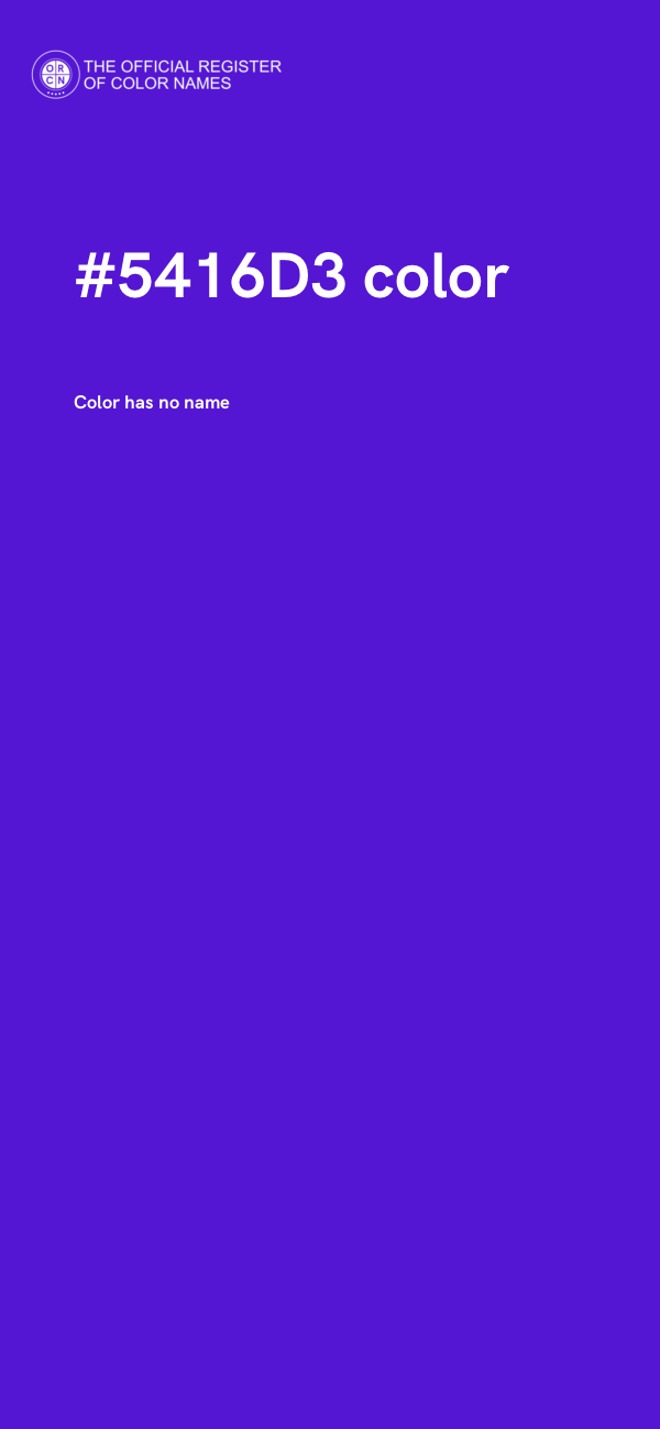 #5416D3 color image