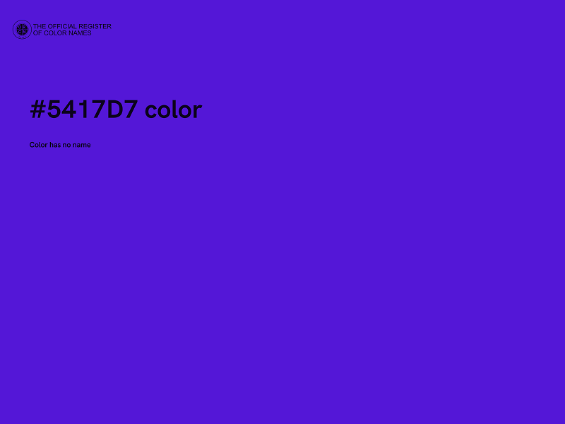 #5417D7 color image