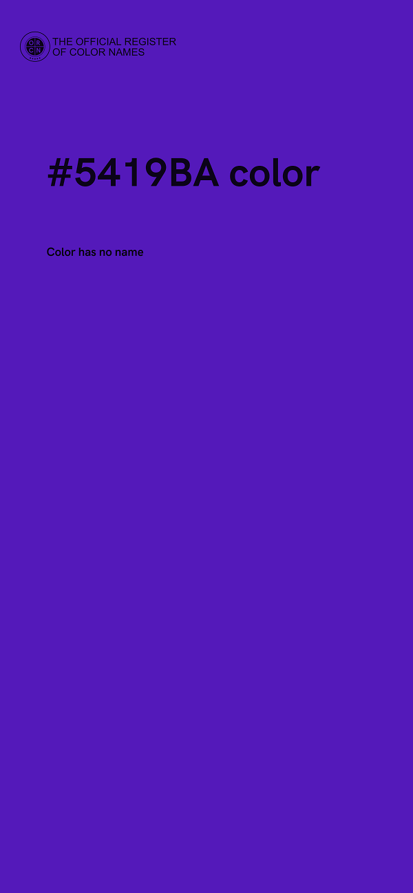 #5419BA color image